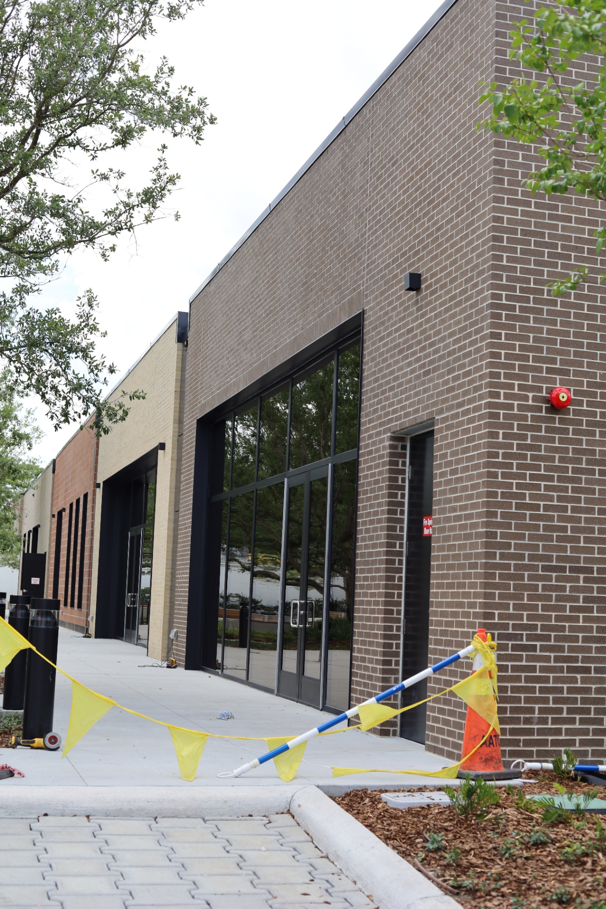 LUX Barber Co. exterior progress 10