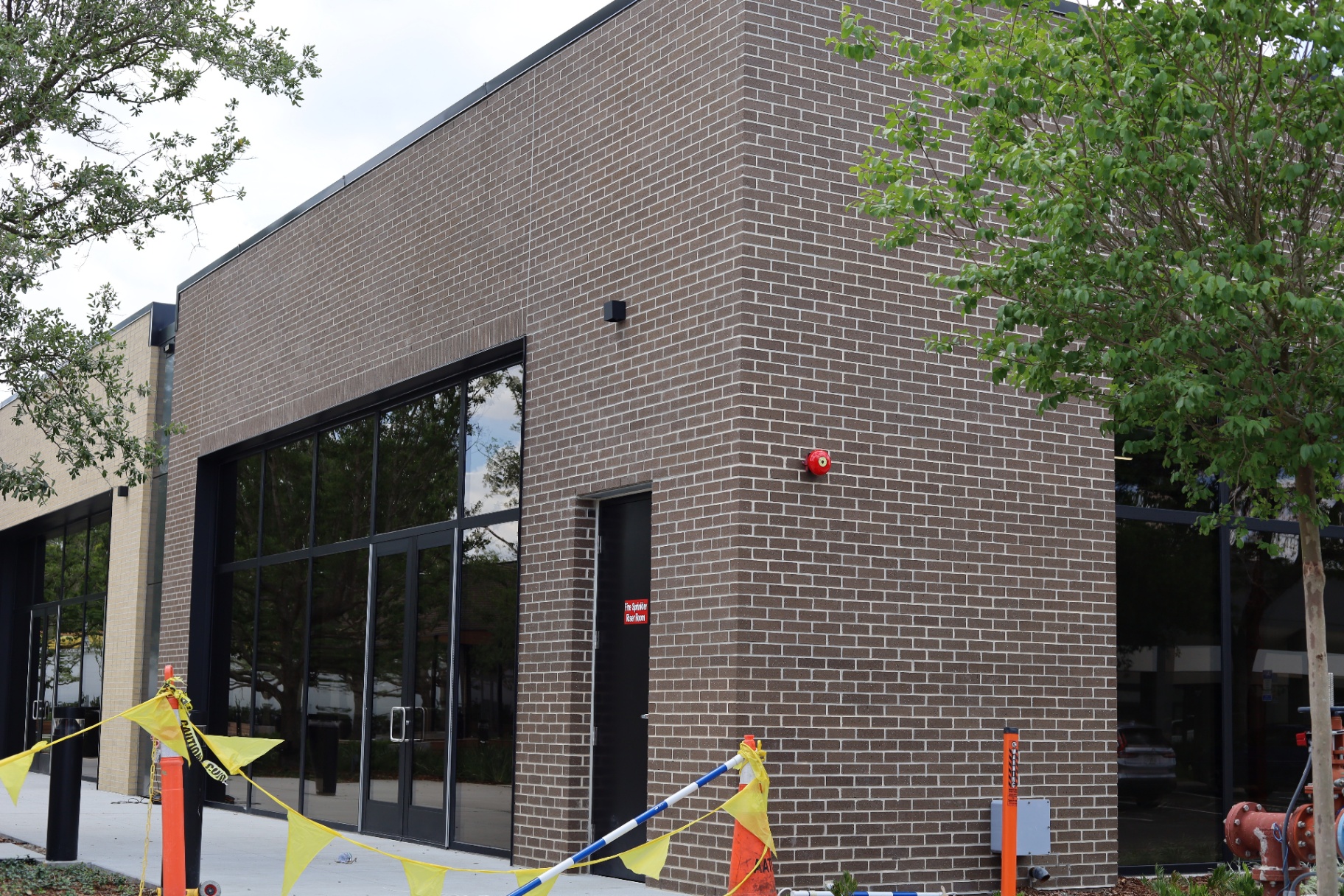 LUX Barber Co. exterior progress 12