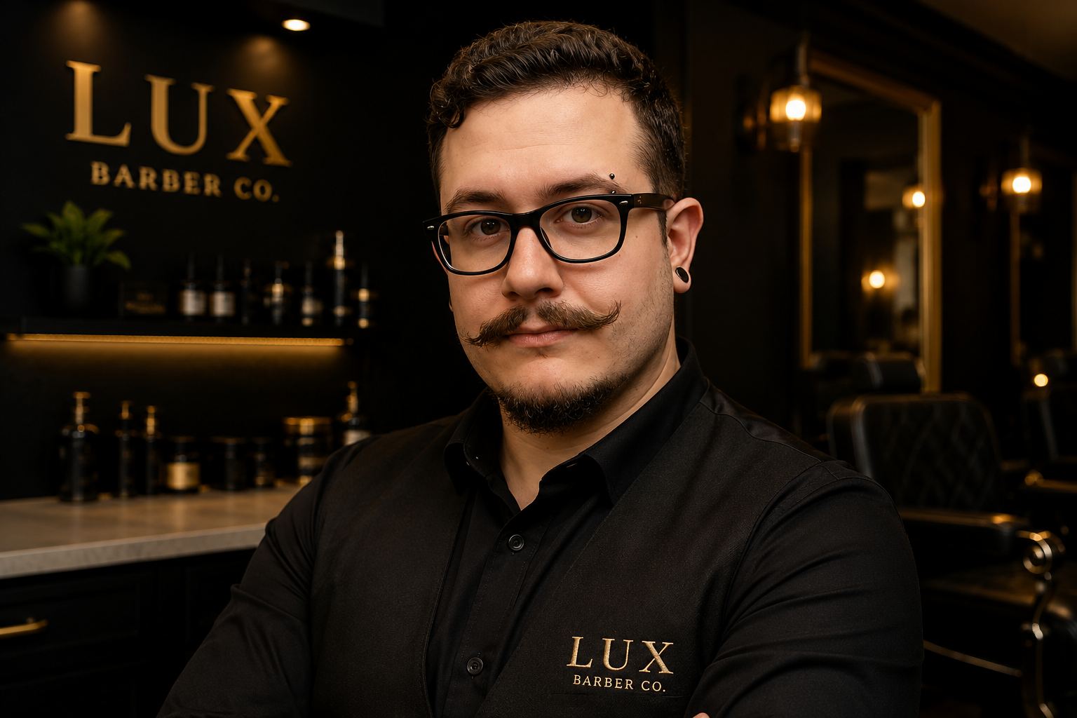 Adrian Vargas, Co-Founder and Master Barber & Director of Grooming at LUX Barber Co.