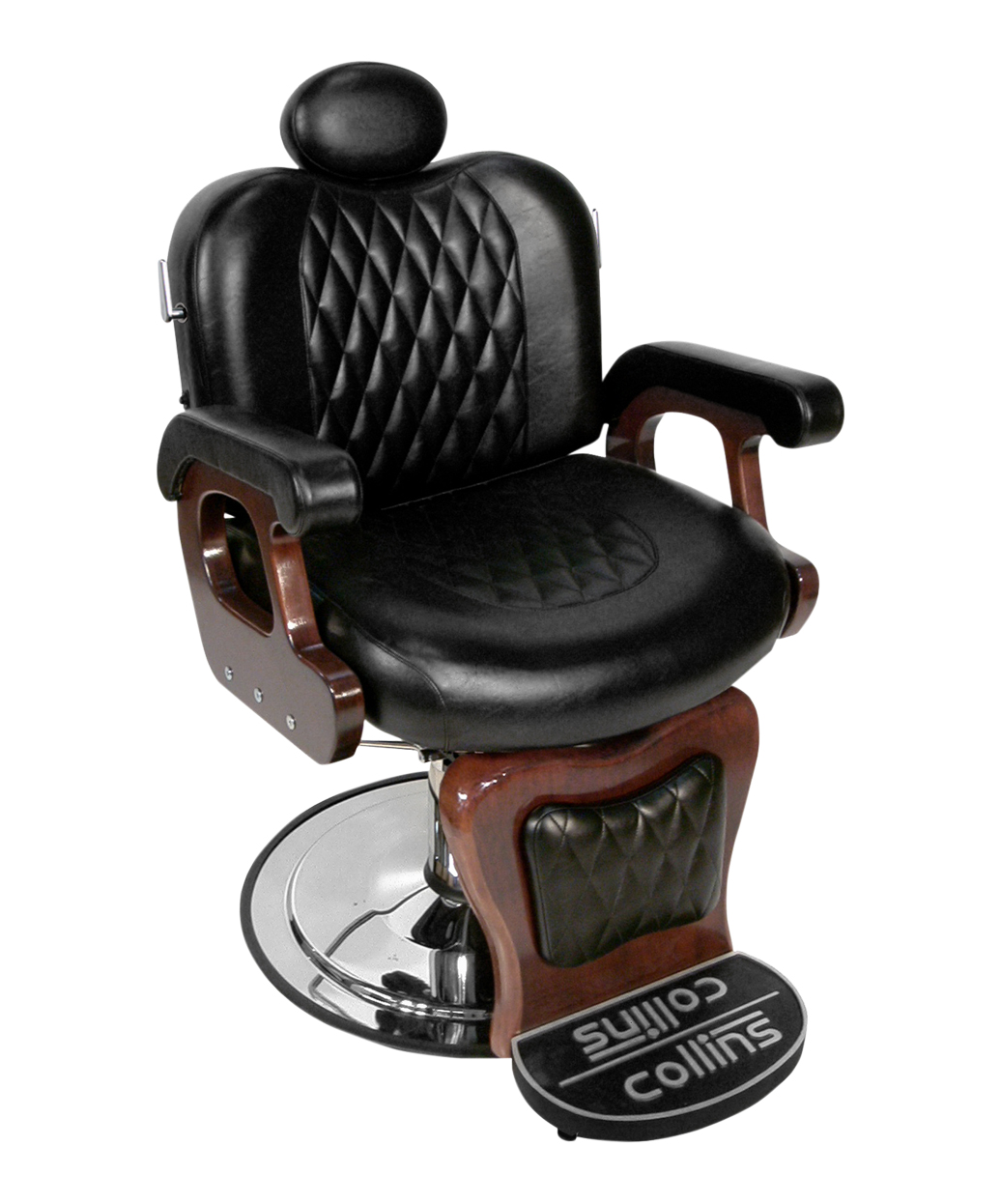 LUX Barber Co. quilted leather barber chair